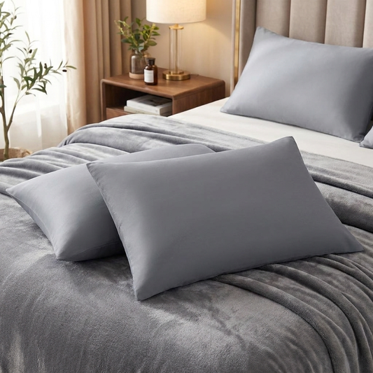 PremiumSleep - 100% Bambusfaser Kopfkissen Bezug 50 x 75cm