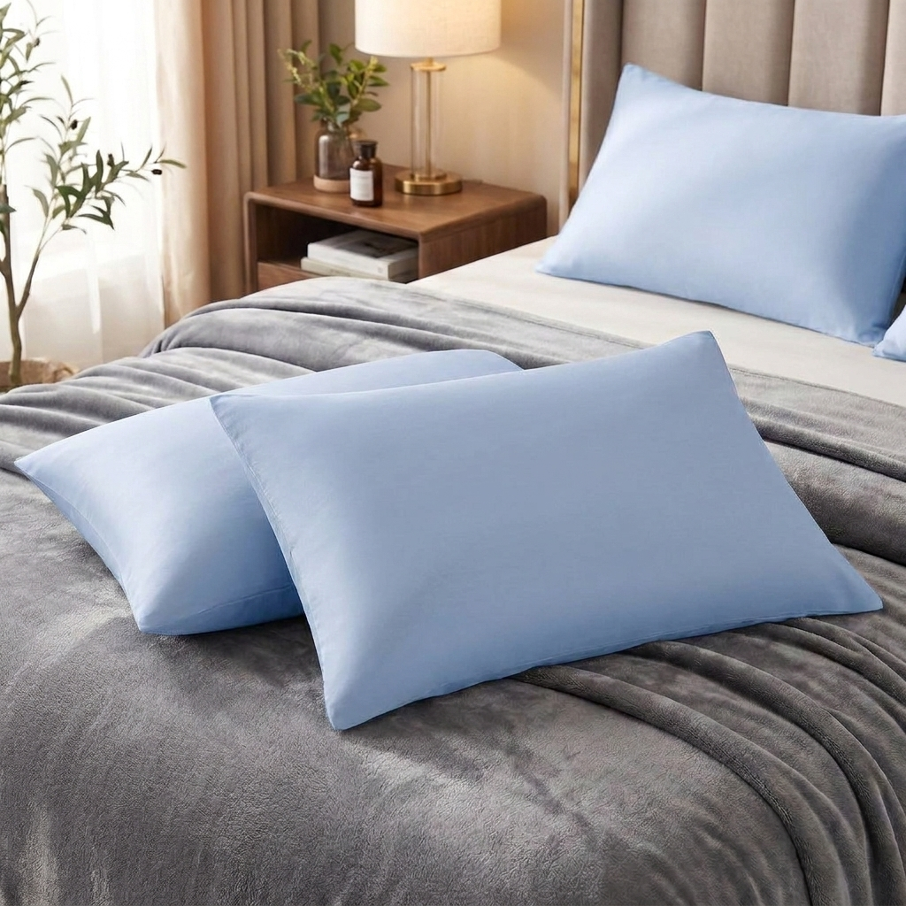 PremiumSleep - 100% Bambusfaser Kopfkissen Bezug 50 x 75cm