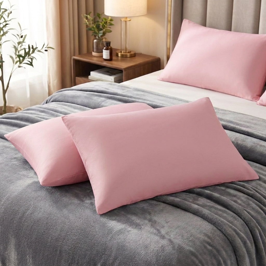 PremiumSleep - 100% Bambusfaser Kopfkissen Bezug 50 x 75cm